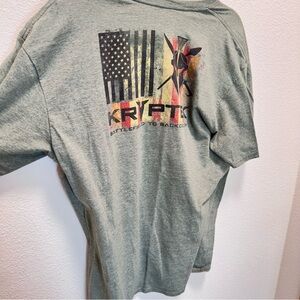4/$20 Kryptek Men’s X-Large Green T Shirt Comfy 0026
